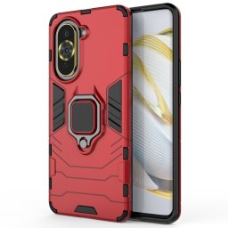 Хибриден гръб със стойка за Huawei Nova 10 Pro - червен