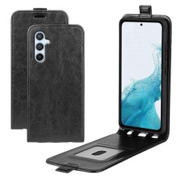 Кожен калъф flip за Samsung Galaxy A54 5G - черен