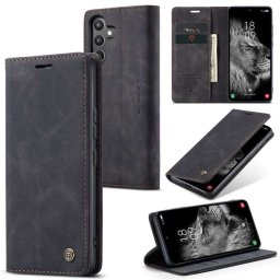 Калъф страничен flip марка CASEME за Samsung Galaxy A34 5G – черен