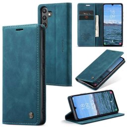 Калъф страничен flip марка CASEME за Samsung Galaxy A34 5G – тюркоазен