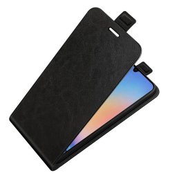 Кожен калъф flip за Samsung Galaxy A34 5G - черен