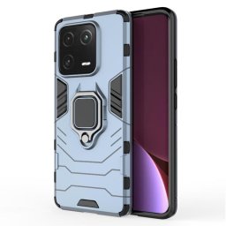 Хибриден гръб със стойка за Xiaomi 13 Pro - стоманено син