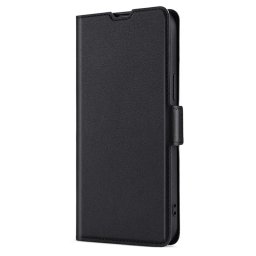 Тънък кожен калъф за Xiaomi 13 Lite – черен