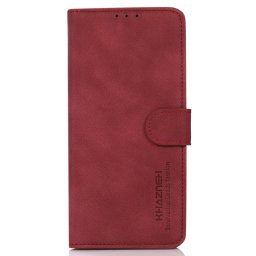 Калъф тип портмоне марка KHAZNEH за Xiaomi 13 Lite - винено червен