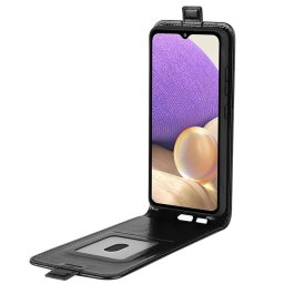 Кожен калъф flip за Samsung Galaxy A53 5G - черен