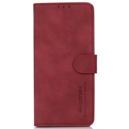 Калъф тип портмоне марка KHAZNEH за Motorola Edge 30 Fusion 5G - винено червен