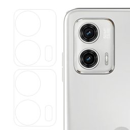 Два броя удароустойчив стъклен протектор за камера за Motorola G53 5G
