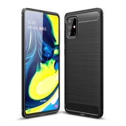 Силиконов гръб марка MOFI за Samsung Galaxy A71 - черен