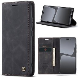 Калъф страничен flip марка CASEME за Xiaomi 13 Lite – черен