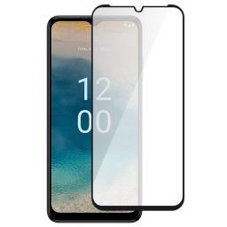 Удароустойчив стъклен протектор за Nokia G22 - с черна рамка
