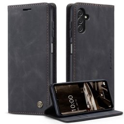 Калъф страничен flip марка CASEME за Samsung Galaxy A14 4G/5G – черен