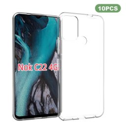 Силиконов гръб за Nokia C22 - прозрачен