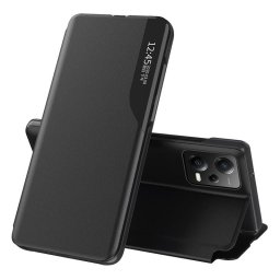 Тънък кожен калъф за Xiaomi Redmi Note 12 5G – черен