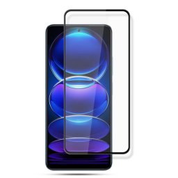 Удароустойчив стъклен протектор за екран марка AMORUS за Xiaomi Redmi Note 12 5G - с черна рамка