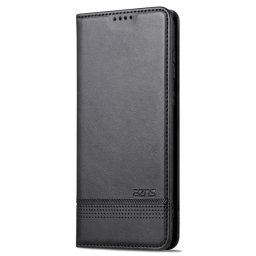 Кожен калъф страничен flip марка AZNS за Huawei P60 Pro – черен