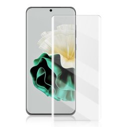 Удароустойчив извит UV стъклен протектор покриващ целия екран марка MOCOLO за Huawei P60 Pro