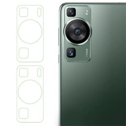 Два броя удароустойчив стъклен протектор за камера за Huawei P60 Pro