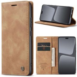 Калъф страничен flip марка CASEME за Xiaomi 13 Lite – бежов