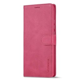 Кожен калъф тип портмоне марка LC.IMEEKE за Xiaomi 13 Lite - малинов