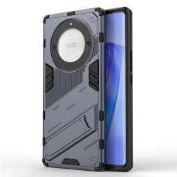 Хибриден гръб със стойка марка BIBERCAS за Honor Magic5 Lite 5G - сив