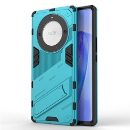 Хибриден гръб със стойка марка BIBERCAS за Honor Magic5 Lite 5G - светло син