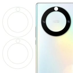 Два броя удароустойчив стъклен протектор за камера за Honor Magic5 Lite 5G