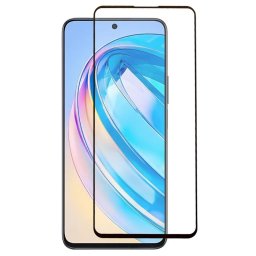 Удароустойчив стъклен протектор за Honor X8a - с черна рамка