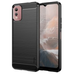 Силиконов гръб марка MOFI за Nokia C32 - черен