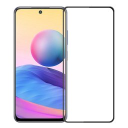 Извит 3D удароустойчив стъклен протектор покриващ целия екран за Xiaomi Redmi Note 12 Pro 5G/12 Pro+ 5G - с черна рамка