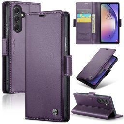 Калъф страничен flip марка CASEME за Samsung Galaxy A54 5G – лилав