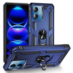 Хибриден гръб със стойка за Xiaomi Redmi Note 12 5G - тъмно син