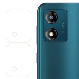 Два броя удароустойчив стъклен протектор за камера за Motorola E13
