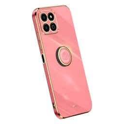 Хибриден гръб със стойка тип пръстен марка XINLI за Honor X8a - червен