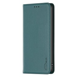Кожен калъф тип портмоне марка BINFEN COLOR за Nokia C22 - тюркоазен