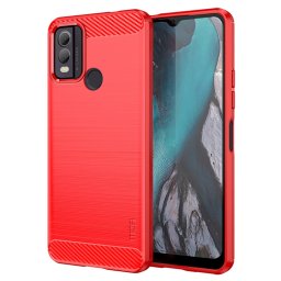 Силиконов гръб Rugged Armor за Nokia C22 - червен