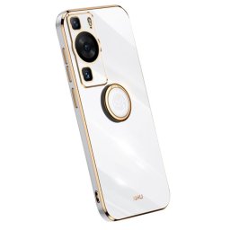 Хибриден гръб със стойка тип пръстен марка XINLI за Huawei P60 Pro - бял