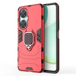 Хибриден гръб със стойка за Huawei Nova 11i - червен