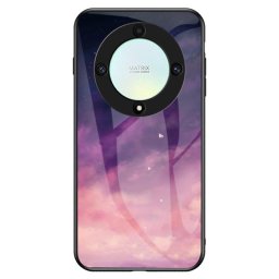 Силиконов кейс със стъклен гръб за Honor Magic5 Lite 5G - с небе