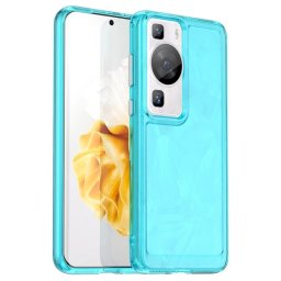 Силиконов гръб за Huawei P60 Pro - светло син