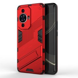 Хибриден гръб със стойка марка BIBERCAS за Huawei Nova 11 - червен