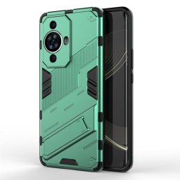Хибриден гръб със стойка марка BIBERCAS за Huawei Nova 11 - зелен металик