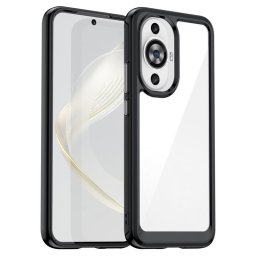 Силиконов гръб Rugged Armor за Huawei Nova 11 - черна рамка