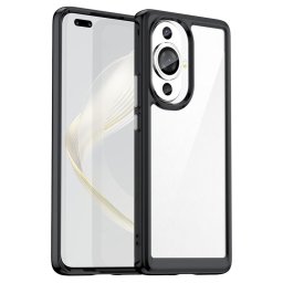 Силиконов гръб Rugged Armor за Huawei Nova 11 Pro - черна рамка