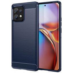 Силиконов гръб Rugged Armor за Motorola Edge 40 Pro 5G - тъмно син