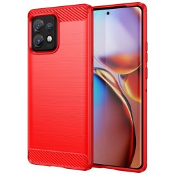 Силиконов гръб Rugged Armor за Motorola Edge 40 Pro 5G - червен