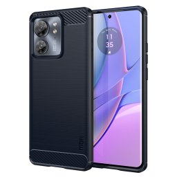 Силиконов гръб марка MOFI за Motorola Edge 40 - тъмно син