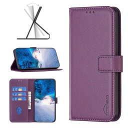 Кожен калъф тип портмоне марка BINFEN COLOR за Nokia G42 5G - лилав