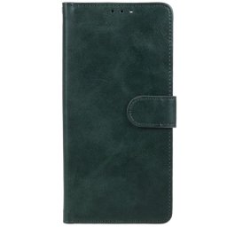 Кожен калъф тип портмоне за Nokia G42 5G - зелен