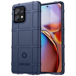 Подсилен силиконов гръб за Motorola Edge 40 Pro 5G - тъмно син