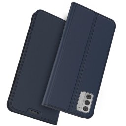 Тънък калъф страничен flip за Nokia G42 4G/5G – тъмно син